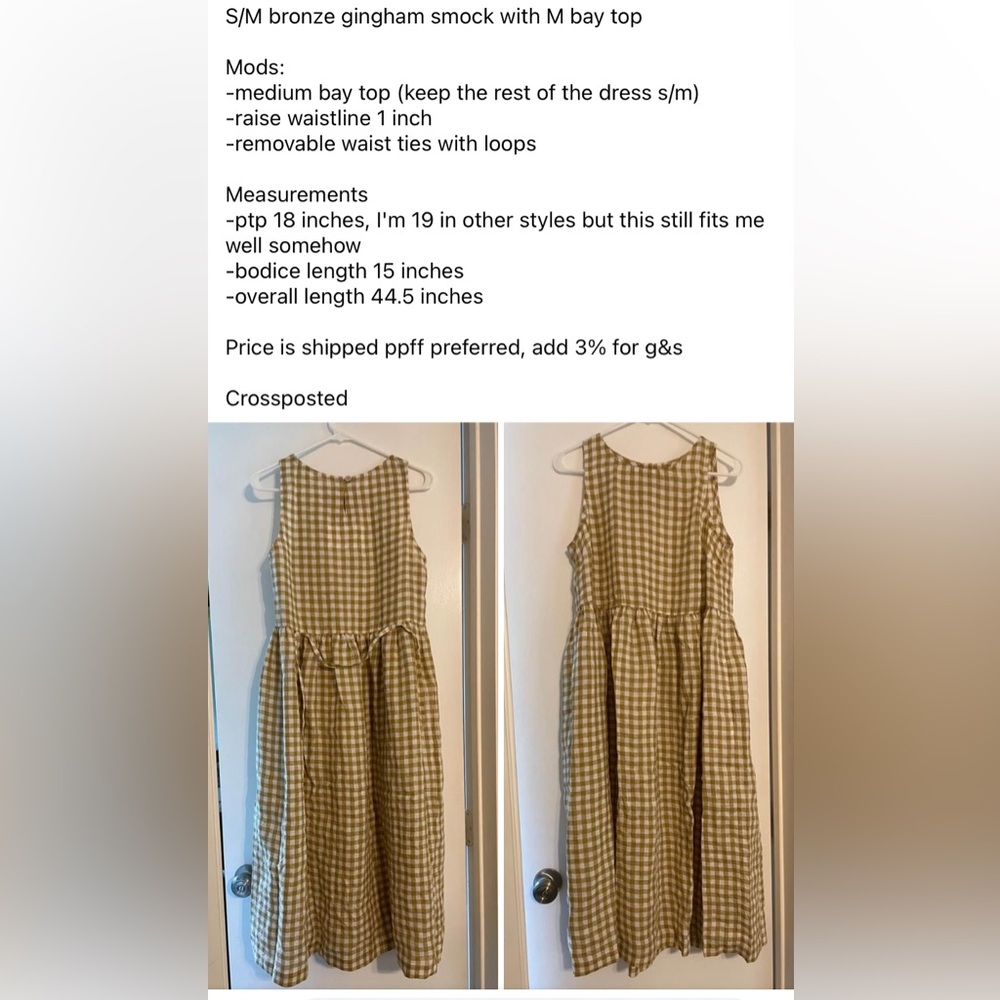 Not perfect linen dress